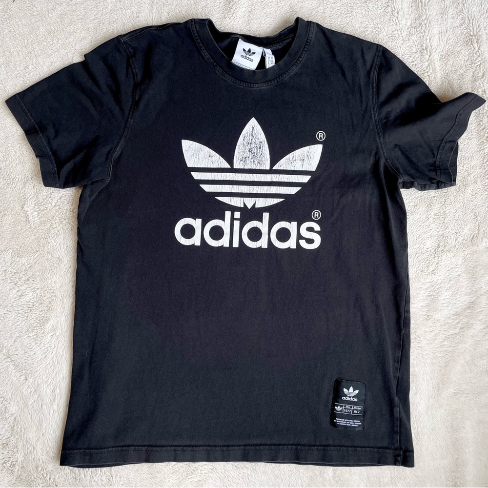 Adidas Logo Tee Black/White